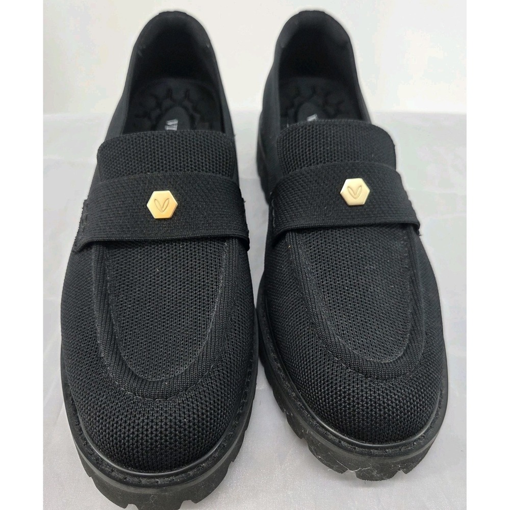 Vivaia Francesca Women's Round-Toe Platform Chunky Heel Loafers size 9.5